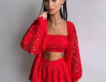 Мереживний комплект трійка  Мереживний комплект трійка  | PUSHKA SHOP