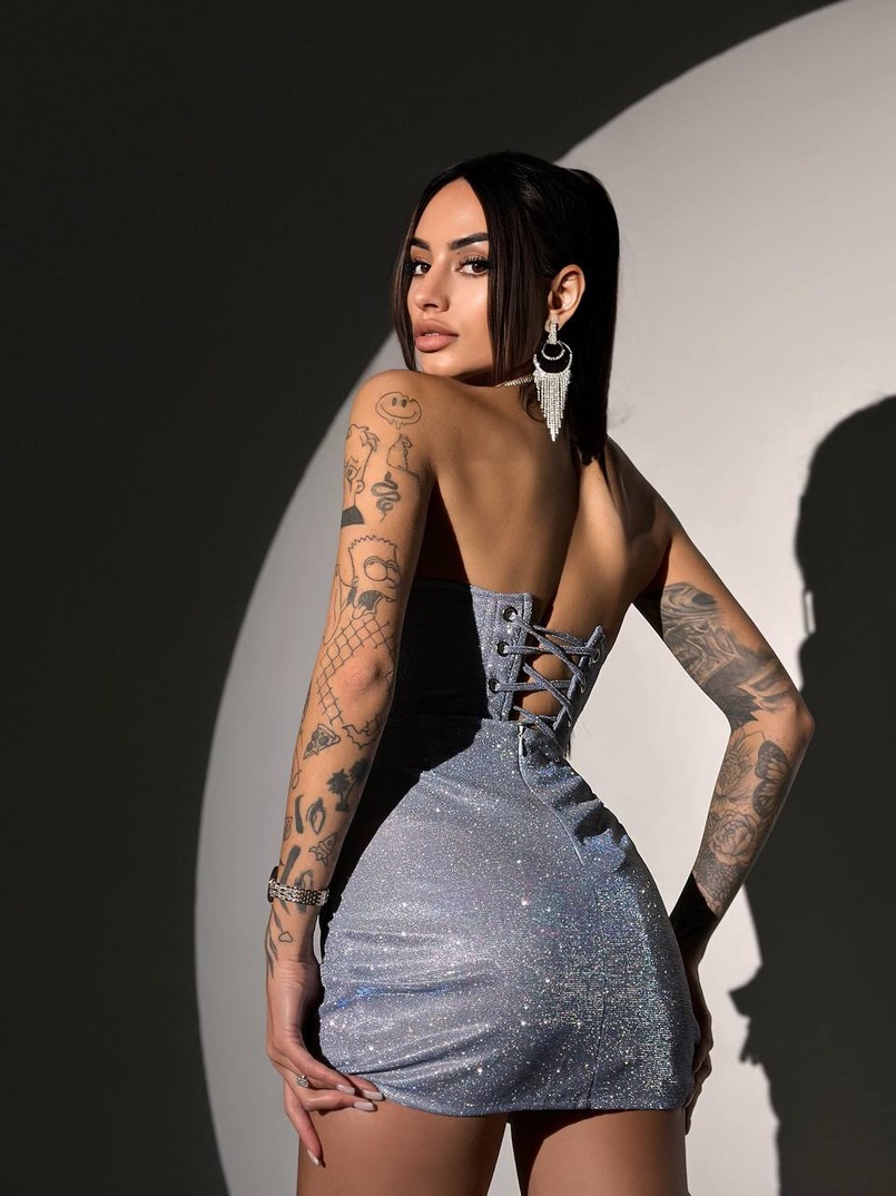 Сяючий комплект: корсет + спідниця   | PUSHKA SHOP