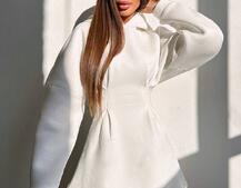 Тепле приталене худі з капюшоном на флісі + корсет на шнурівці Можна носити з корсетом та без | PUSHKA SHOP