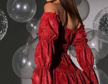 Сукня із пишною спідницею та воланами Сукня із пишною спідницею та воланами | PUSHKA SHOP