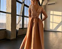 Сукня максі з мереживом  Сукня максі з мереживом  | PUSHKA SHOP