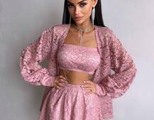 Мереживний комплект трійка  Мереживний комплект трійка  | PUSHKA SHOP