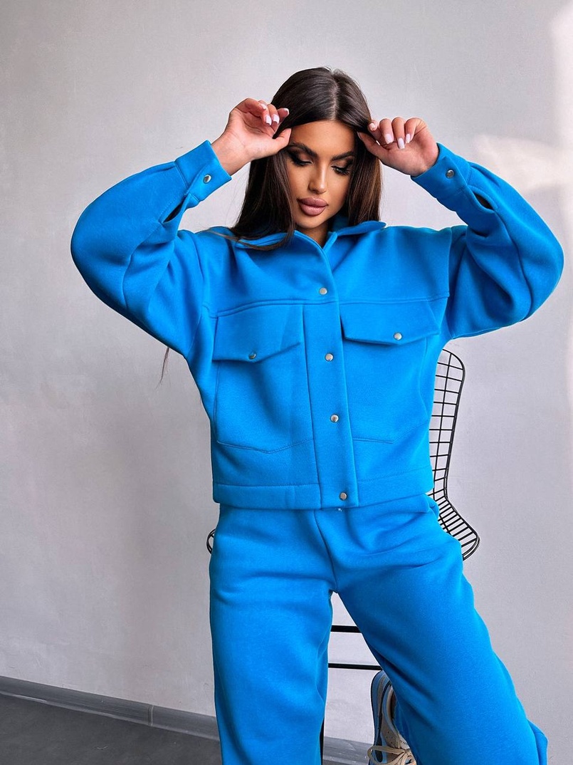 Комплект: тепла сорочка на кнопках + джоггери | PUSHKA SHOP