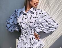 Приталена сорочка з принтом Приталена сорочка з принтом | PUSHKA SHOP