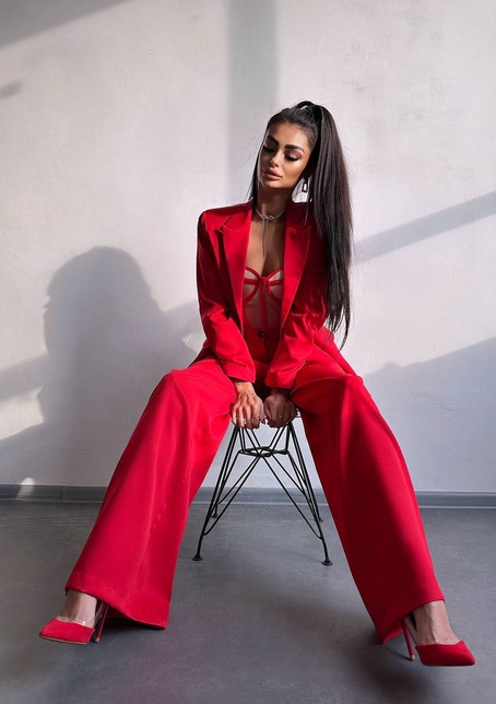 Костюм:  піджак на підкладці, штани+ корсет | PUSHKA SHOP