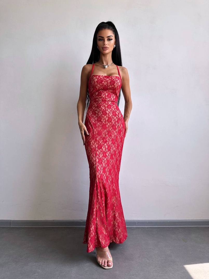 Мереживна сукня максі   Мереживна сукня максі   | PUSHKA SHOP