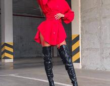 Сукня-сорочка зі шнурівкою Сукня-сорочка зі шнурівкою | PUSHKA SHOP