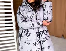 Тёплая куртка с креативным принтом❄️ Тёплая куртка с креативным принтом❄️ | PUSHKA SHOP