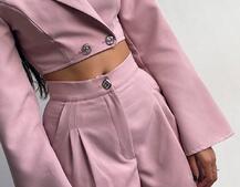 Брючный костюм с широкими штанами  Брючный костюм с широкими штанами  | PUSHKA SHOP