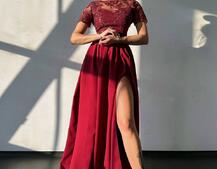 Сукня максі з мереживом  Сукня максі з мереживом  | PUSHKA SHOP