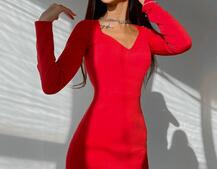 Силуетна сукня з декором із сітки зі стразами | PUSHKA SHOP