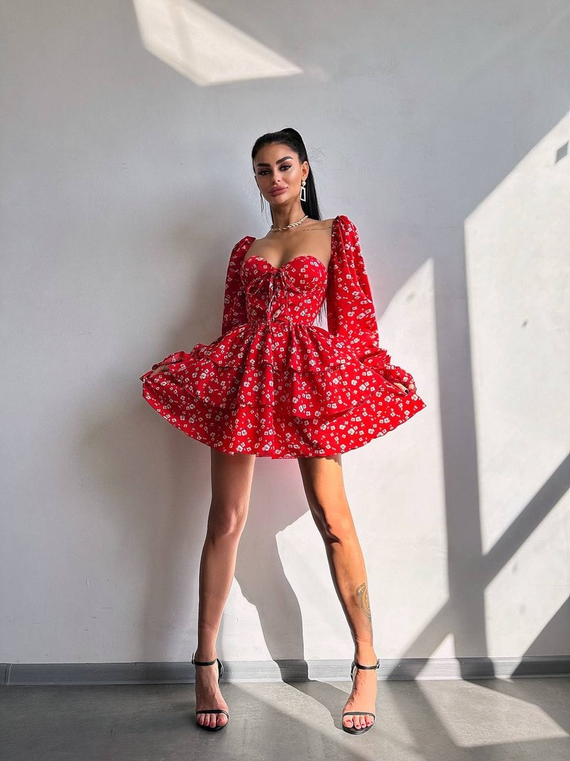 Корсетна сукня -бюстьє з пишною спідницею  Корсетна сукня -бюстьє з пишною спідницею  | PUSHKA SHOP