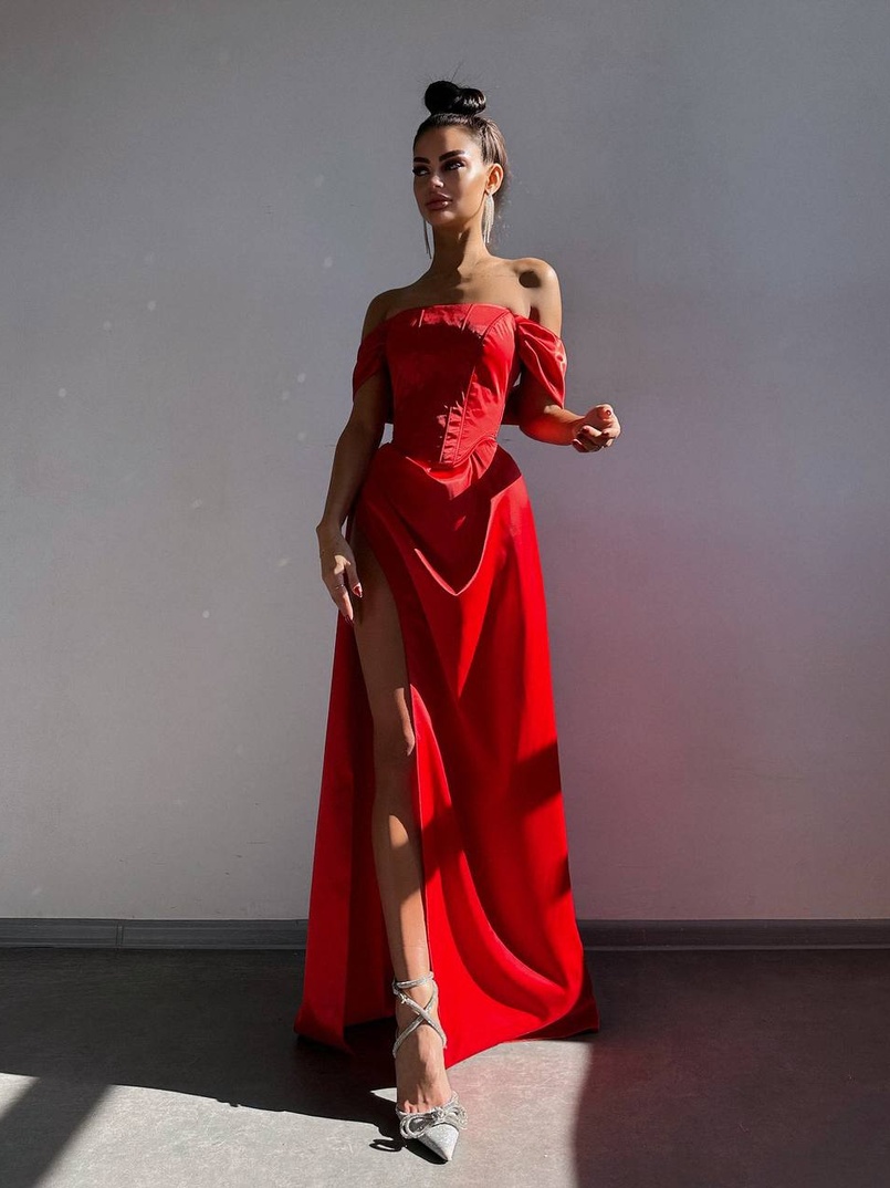 Комплект: корсет + спідниця максі з драпіруванням   Комплект: корсет + спідниця максі з драпіруванням   | PUSHKA SHOP