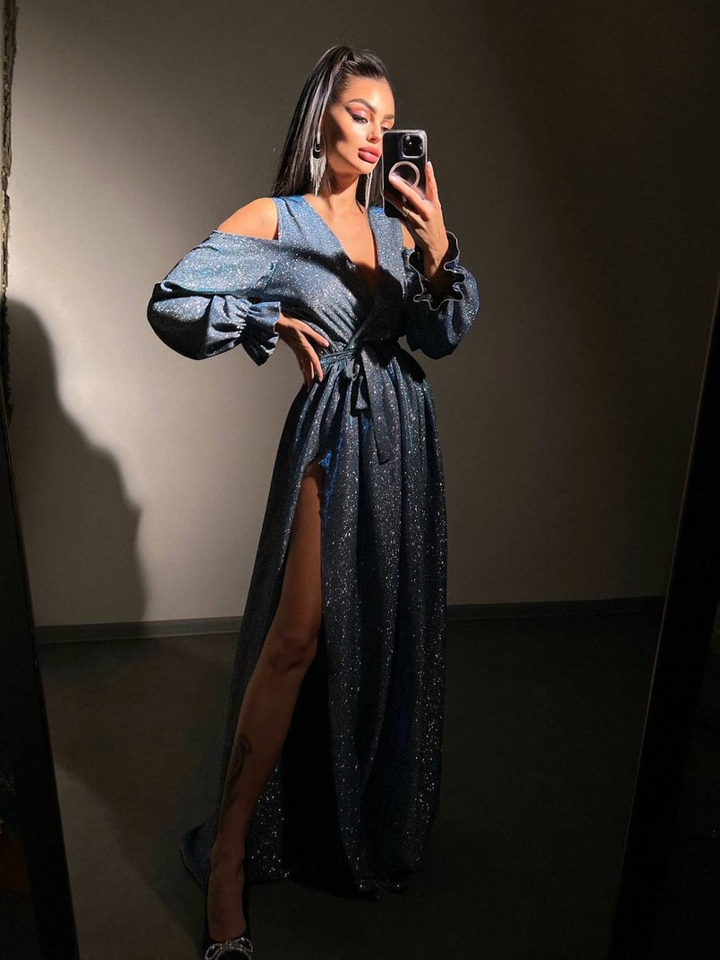 Сяюча сукня максі Сяюча сукня максі | PUSHKA SHOP