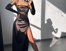 Комплект: корсет з рукавичками + спідниця максі з драпіруванням   | PUSHKA SHOP