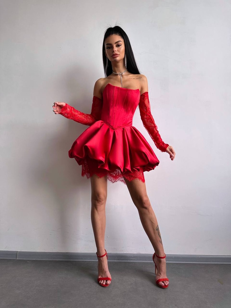 Комплект: корсет з рукавичками + спідниця  | PUSHKA SHOP
