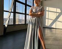 Сукня максі з мереживом  Сукня максі з мереживом  | PUSHKA SHOP