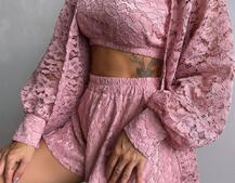 Мереживний комплект трійка  Мереживний комплект трійка  | PUSHKA SHOP