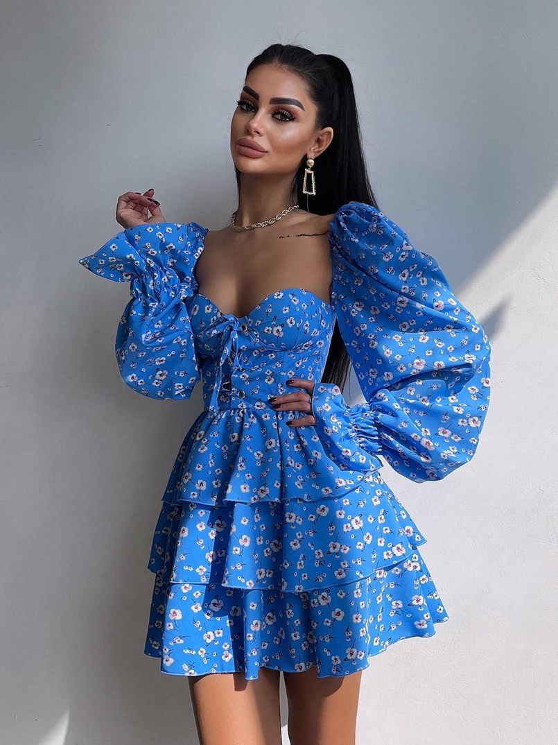 Корсетна сукня -бюстьє з пишною спідницею  Корсетна сукня -бюстьє з пишною спідницею  | PUSHKA SHOP