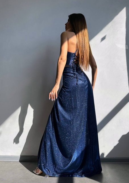 Сяючий комплект: корсет + спідниця максі Сяючий комплект: корсет + спідниця максі | PUSHKA SHOP