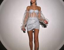 Сяючий комплект: корсет + спідниця  | PUSHKA SHOP