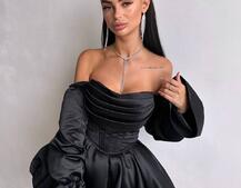 Комплект : корсет з рукавами  + спідниця балон  | PUSHKA SHOP