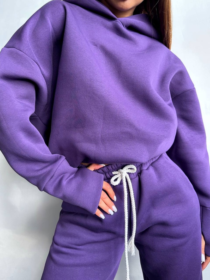 Теплий комплект: худі + спортивні штани Теплий комплект: худі + спортивні штани | PUSHKA SHOP