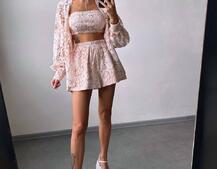 Мереживний комплект трійка  | PUSHKA SHOP