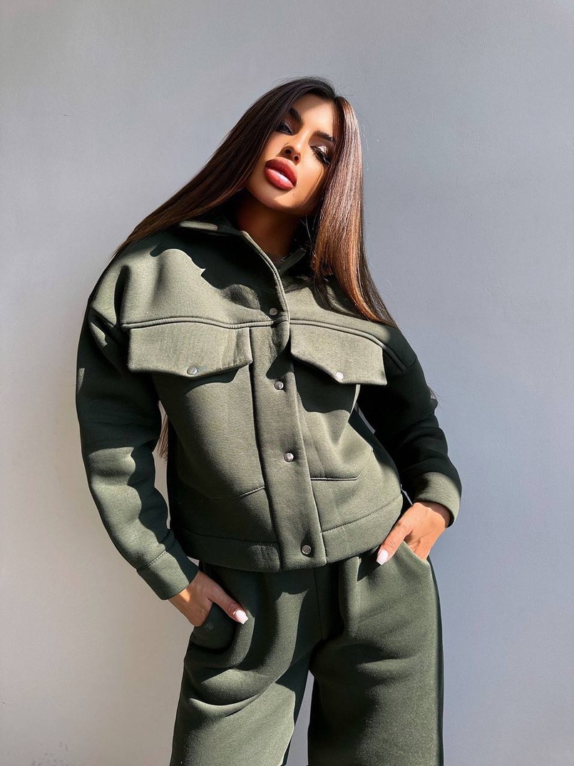 Комплект: тепла сорочка на кнопках + джоггери Комплект: тепла сорочка на кнопках + джоггери | PUSHKA SHOP