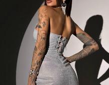 Сяючий комплект: корсет + спідниця   | PUSHKA SHOP