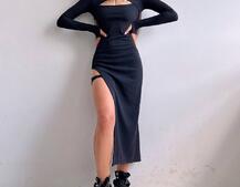 Облягаюча сукня міді цікавого крою Облягаюча сукня міді цікавого крою | PUSHKA SHOP