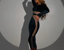 Оксамитова сукня із вставками сітки зі стразами   Оксамитова сукня із вставками сітки зі стразами   | PUSHKA SHOP