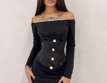 Сукня міді  + атласний корсет Сукня міді  + атласний корсет | PUSHKA SHOP