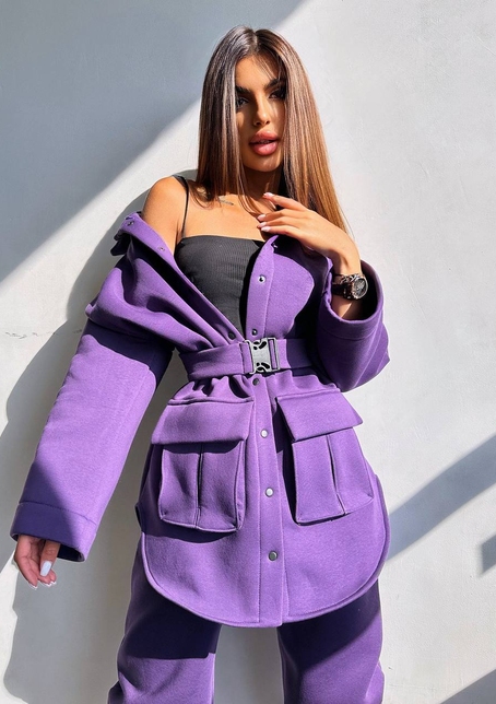 Комплект: тепла сорочка на кнопках + джоггери | PUSHKA SHOP