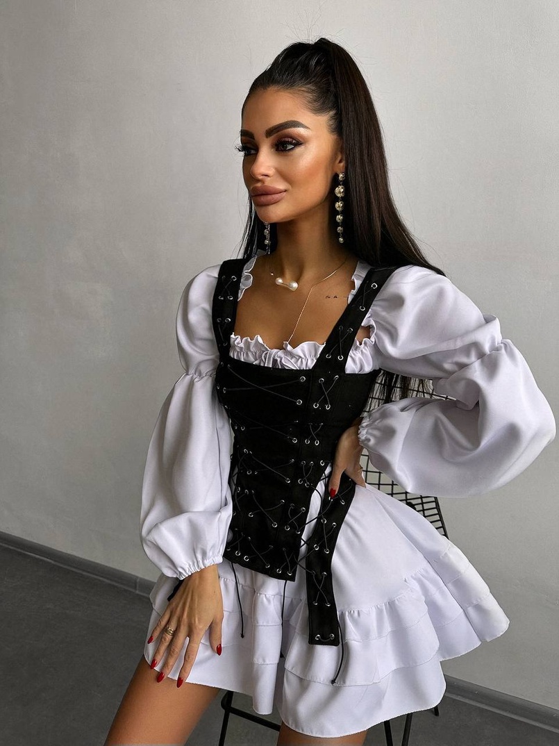 Комплект: сукня + корсет  Комплект: сукня + корсет  | PUSHKA SHOP