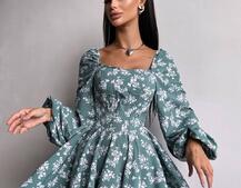 Корсетна сукня з подвійною спідницею  | PUSHKA SHOP