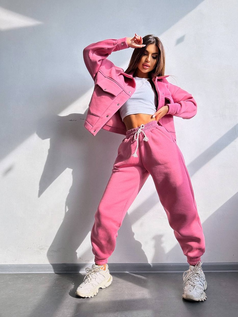 Комплект: тепла сорочка на кнопках + джоггери | PUSHKA SHOP