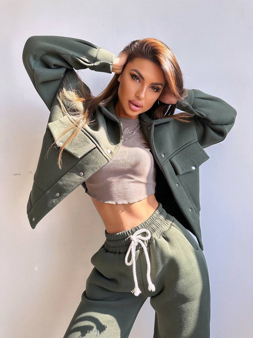 Комплект: тепла сорочка на кнопках + джоггери Комплект: тепла сорочка на кнопках + джоггери | PUSHKA SHOP