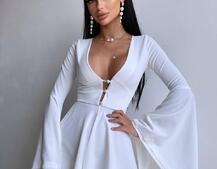 Ромпер з розкльошеними рукавами  Ромпер з розкльошеними рукавами  | PUSHKA SHOP