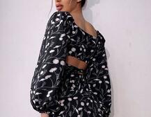 Комплект: топ із зав'язками на талії + спідниця міді з розрізом Комплект: топ із зав'язками на талії + спідниця міді з розрізом | PUSHKA SHOP