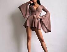 Ромпер з розкльошеними рукавами  Ромпер з розкльошеними рукавами  | PUSHKA SHOP