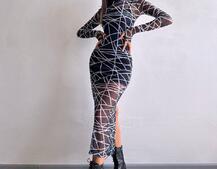 Сукня міді з принтом  Сукня міді з принтом  | PUSHKA SHOP