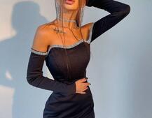 Корсетное платье,декорированное стразами   Корсетное платье,декорированное стразами   | PUSHKA SHOP