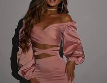 Атласний комплект, бахромою зі стразами  Ручна робота, прикраса пришита  Атласний комплект, бахромою зі стразами  Ручна робота, прикраса пришита  | PUSHKA SHOP