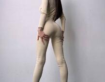 Облягаючий трикотажний комбінезон з елементами корсету  Облягаючий трикотажний комбінезон з елементами корсету  | PUSHKA SHOP