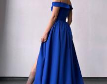 Сукня максі з відкритими плечима  Сукня максі з відкритими плечима  | PUSHKA SHOP