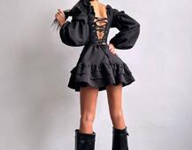 Комплект: сукня + корсет  Комплект: сукня + корсет  | PUSHKA SHOP