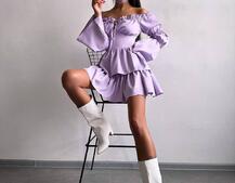 Сукня з чокером  Сукня з чокером  | PUSHKA SHOP