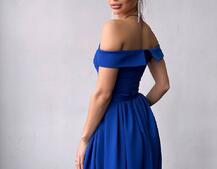 Сукня максі з відкритими плечима  Сукня максі з відкритими плечима  | PUSHKA SHOP