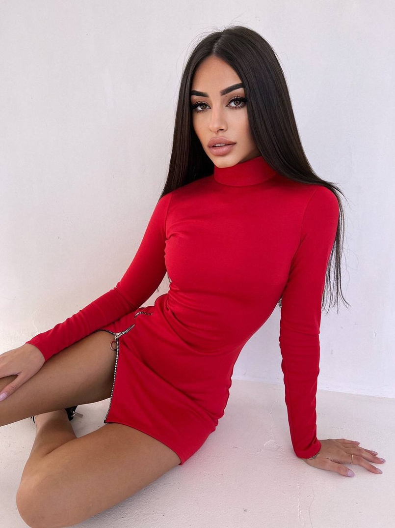 Сукня міні  зі змійкою Сукня міні  зі змійкою | PUSHKA SHOP